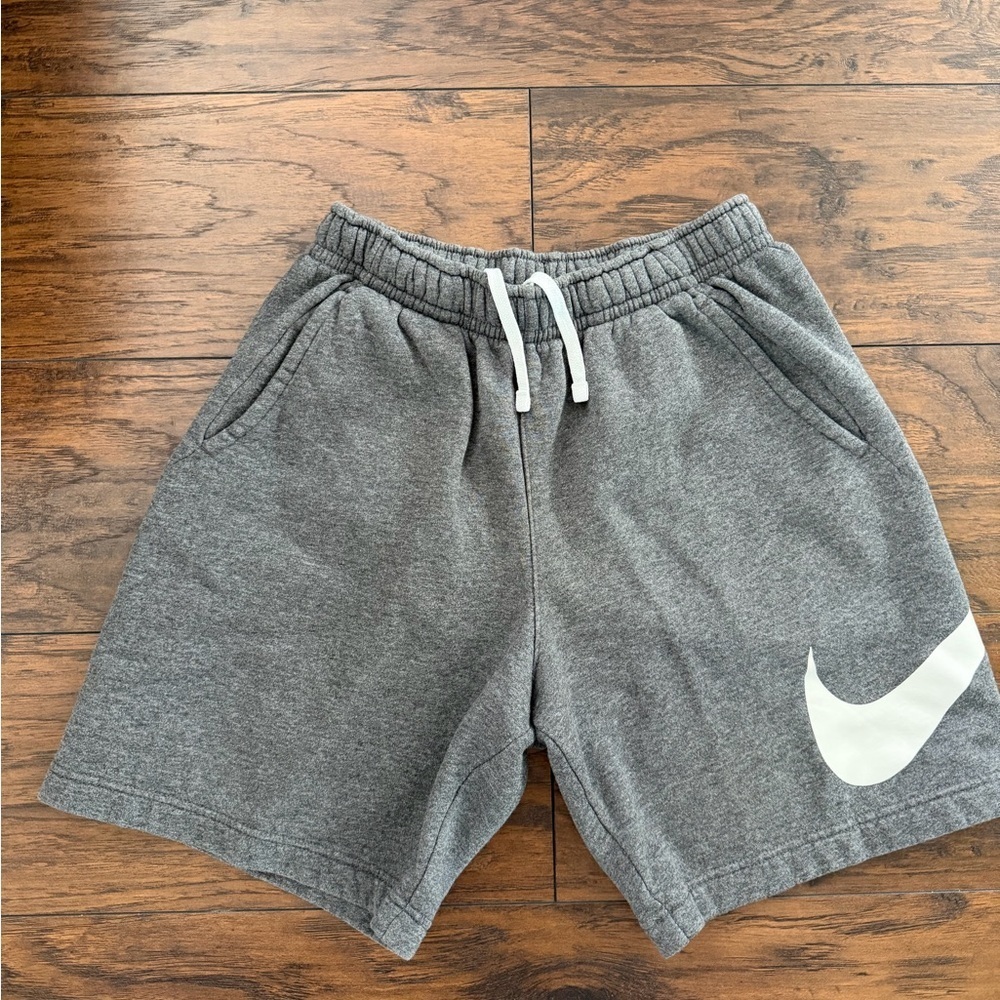 Nike Kids Charcoal Gray Shorts - Picture 3 of 3
